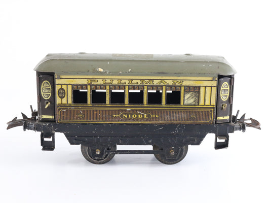 Niobe Pullman Passenger Coach Car Hornby O Model Train vintage Pullman coach for Hornby tinplate layout