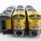 Lot Of 3 Lionel O Union Pacific 988 988b 989 E7 Diesel Locomotives 6-24574