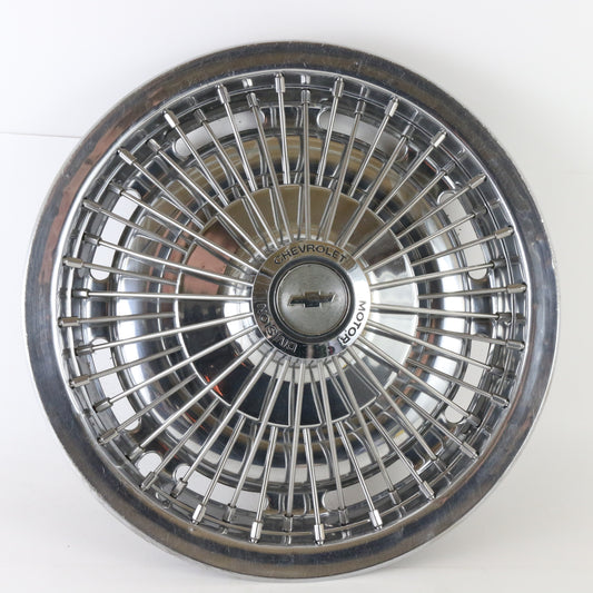 Vintage 1958 Ford Thunderbird T-bird Fairlane Metal Wheel Hubcap 14.25"