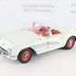 1957 Chevy Corvette Roadster Limited White Silver Danbury Mint 1:24 Diecast 2678