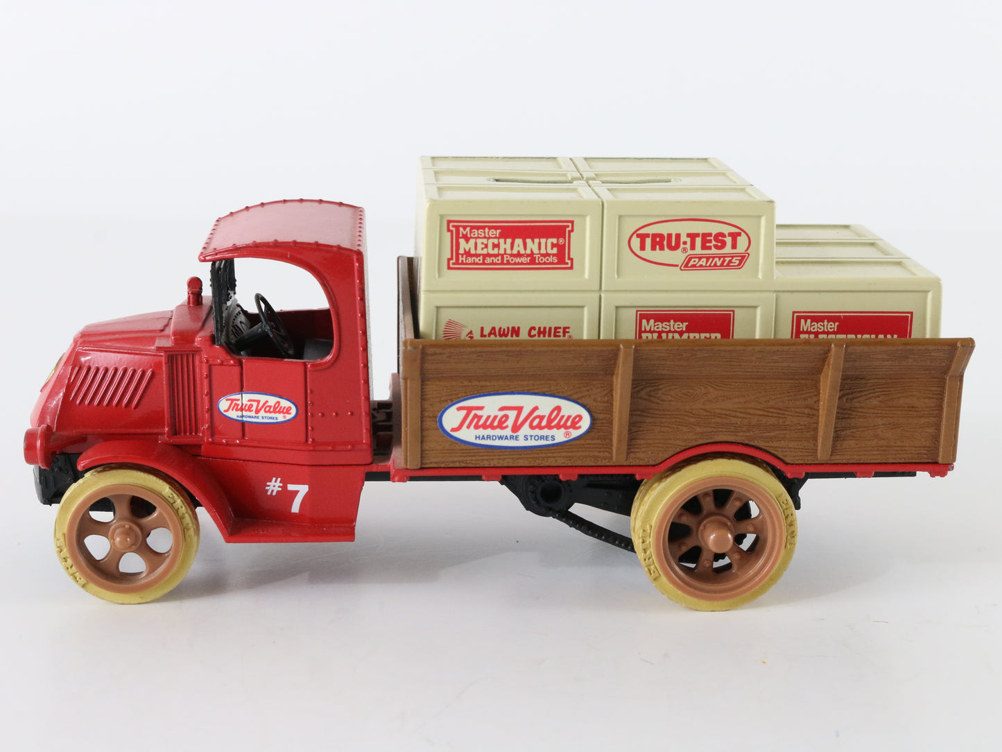 1926 Mack Bull Dog True Value #7 Ertl 1:38 Metal Model Truck Bank