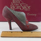 Just The Right Shoe Pastiche Maroon Raine Willitts Resin Collectible Shoe 25048