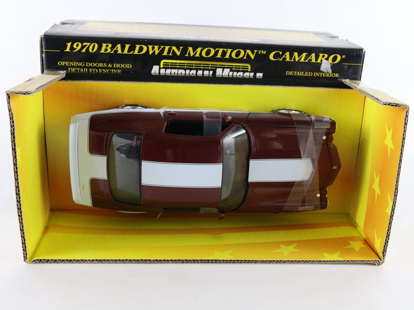 1971 Chevy Camaro Baldwin Motion Red White American Muscle ERTL 1:18 Model 32516