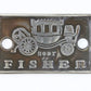 Body By Fisher Antique Automotive Brass Maker���s Plate 1.5��� Metal