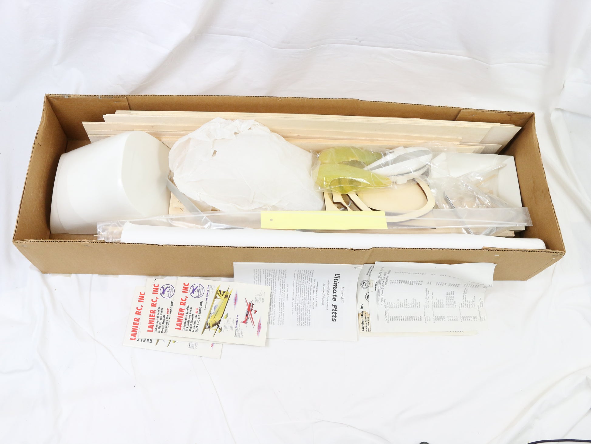 Lanier RC Ultimate Pitts 60 1/4" Wingspan Wood Plane Kit