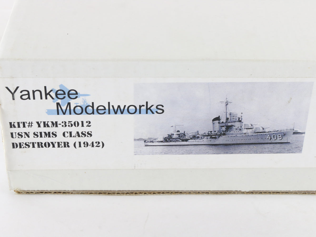 1942 Destroyer USN Sims Class Yankee Modelworks 1:350 YKM-35012 Resin Kit