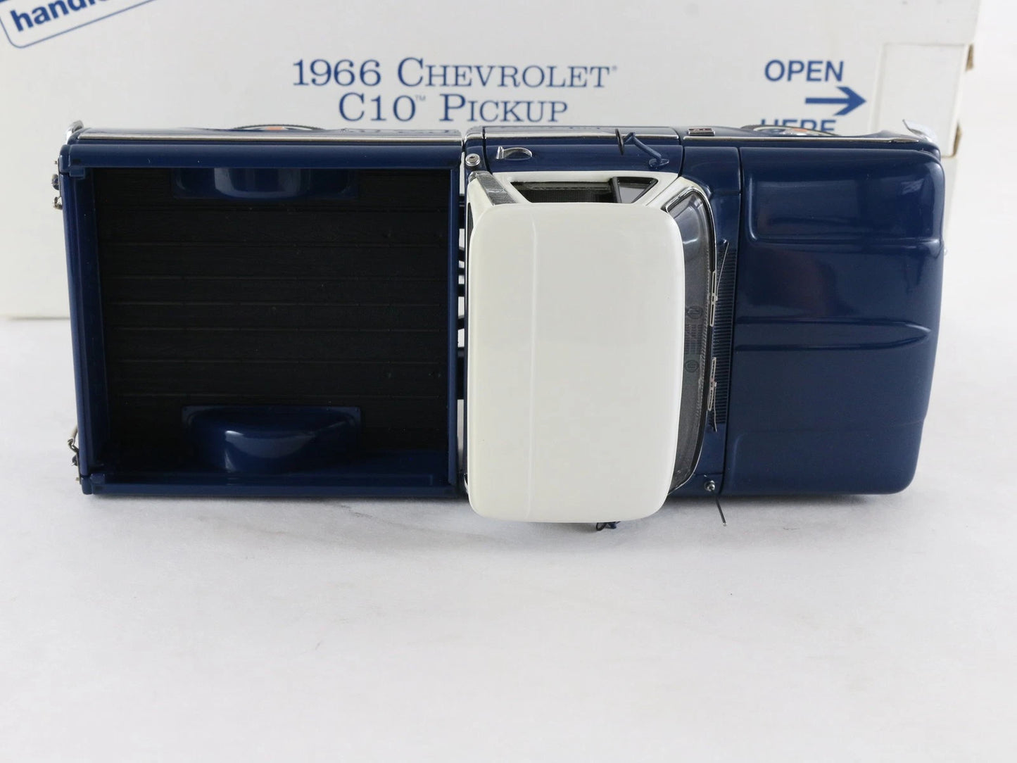 1966 Chevrolet C10 Pickup Truck Blue White Danbury Mint 1:24 Diecast Model