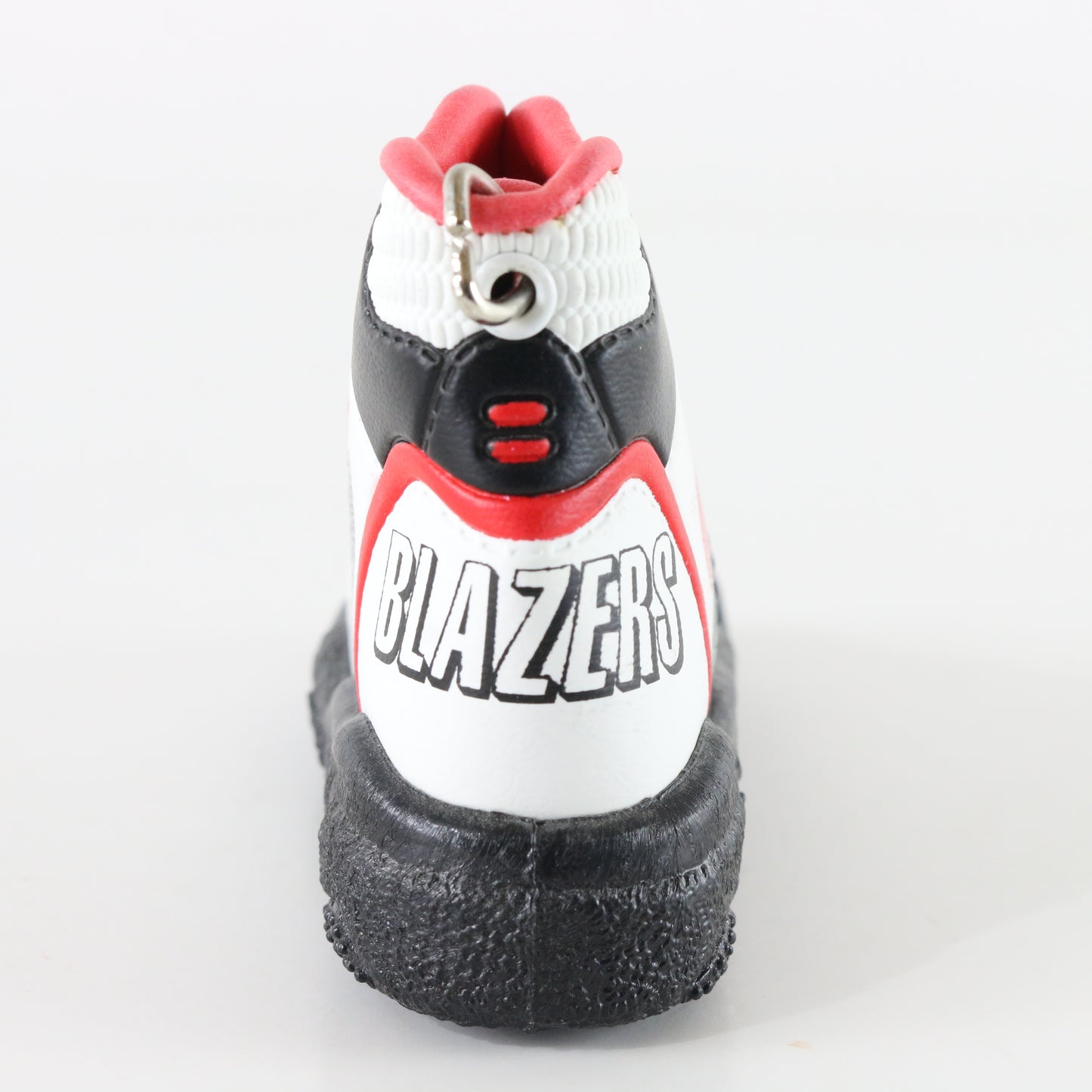 Blazers Black Red White Fabric & Rubber Sneaker Sports Key Chain 3.75"