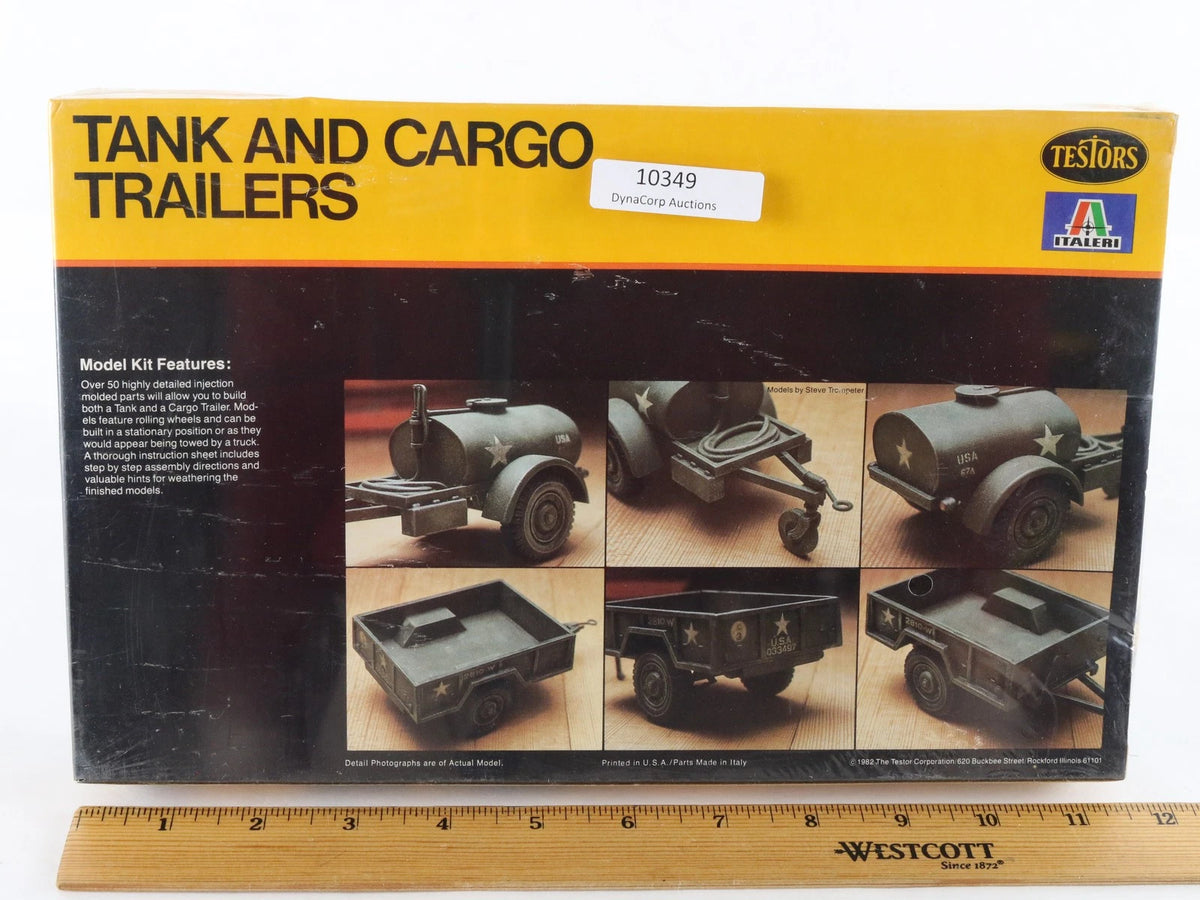 Military Tank & Cargo Trailers Testors Italeri 1:35 816 Sealed Kit