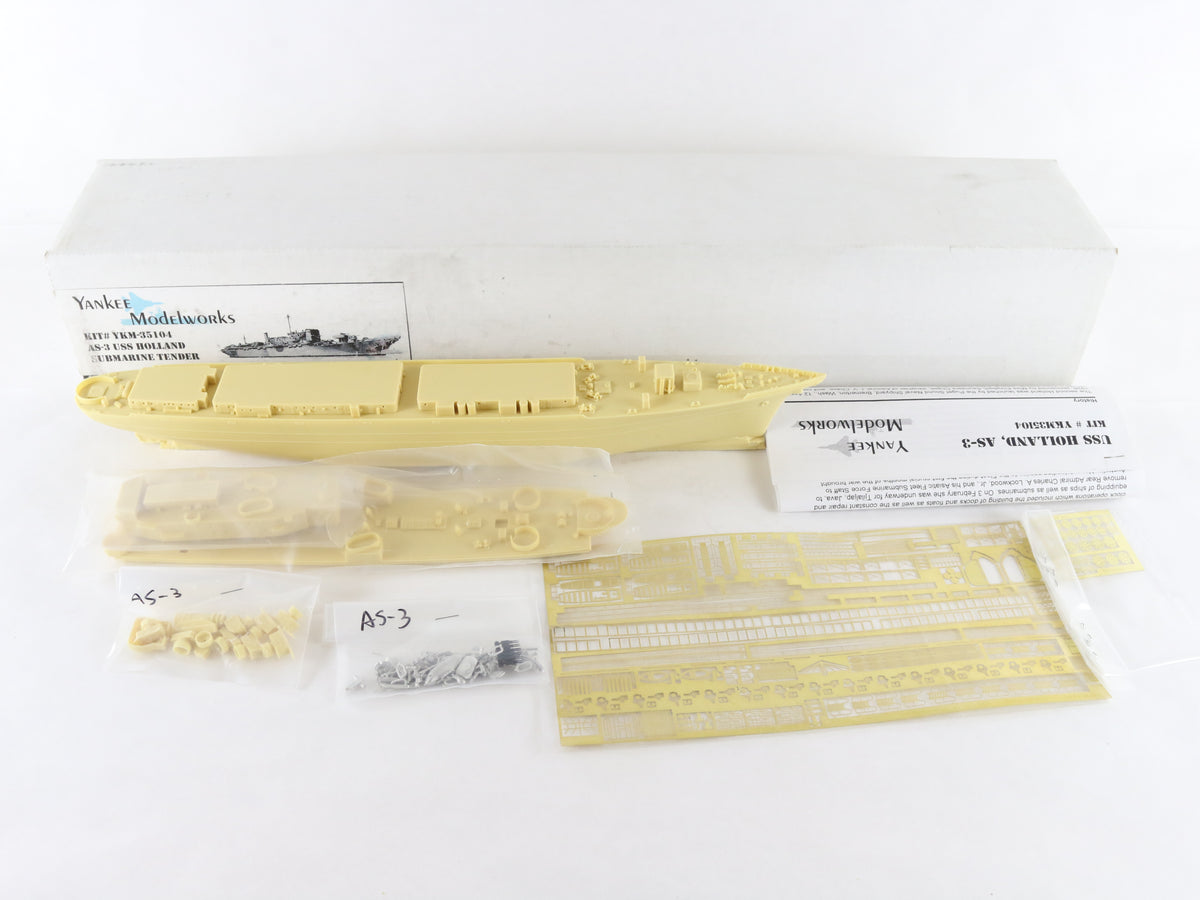 USS Holland AS-3 Submarine Tender Yankee Model Works 1:350 YKM-35104 Resin Kit
