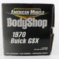 1970 Buick GSX Yellow Body Shop American Muscle ERTL 1:18 Model Car 36520