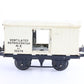 White Ventilated Refrigerator Car 151276 Hornby Meccano O Vintage Train rare insulated wagon for perishables