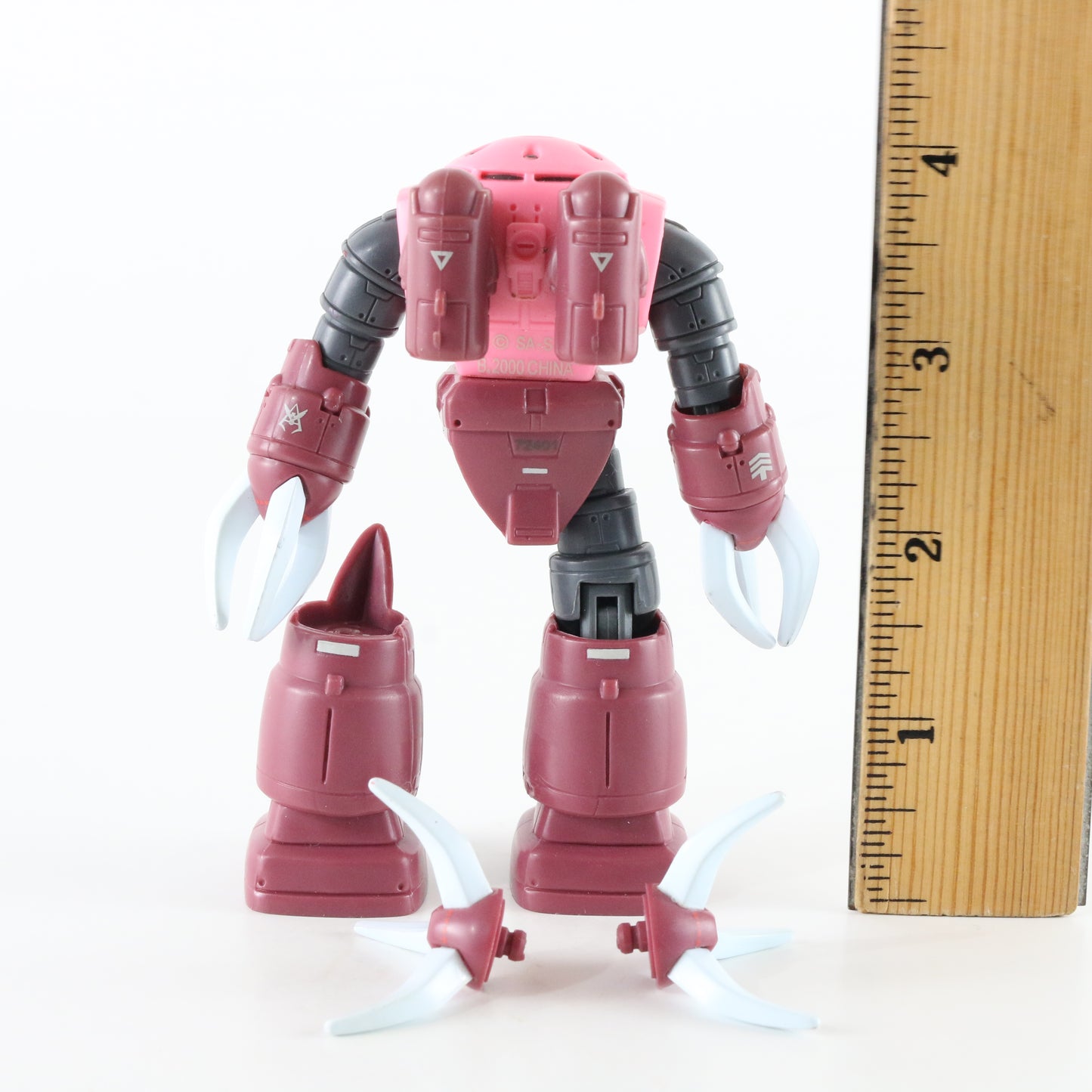 Gundam Chars Z'gok Msm-07s Pink Mobile Suit Bandai MSIA Action Figure 4.5"