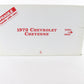 1972 Chevrolet Cheyenne Pickup Truck Red White Danbury Mint 1:24 Diecast Model