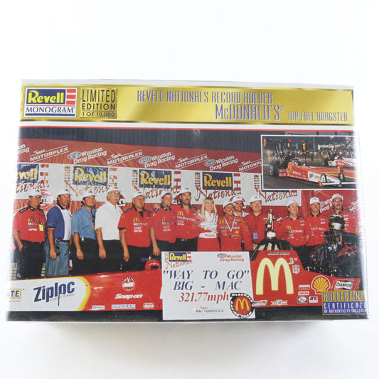 Top Fuel Dragster Mcdonalds Nationals LE 10000 Revell 1:25 Model Kit 85-4135
