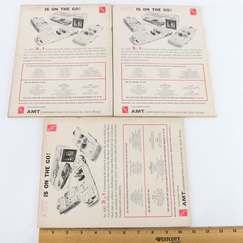 Lot Of 5 Car Craft Dreamrod Tech Tips March & April 1960 Vintage Car Magazines