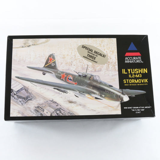 Ilyushin IL2-M3 Stormovik Attack Plane Special Accurate Miniatures 1:48 Kit 3407