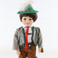 Vintage German Boy Chili Euro-exquisite Large 16" Porcelain Doll W/ Hat