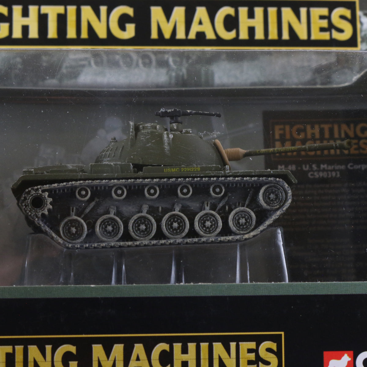 M-48 Tank US Marine Corps Fighting Machines Corgi CS90393 Metal Military Vehicle