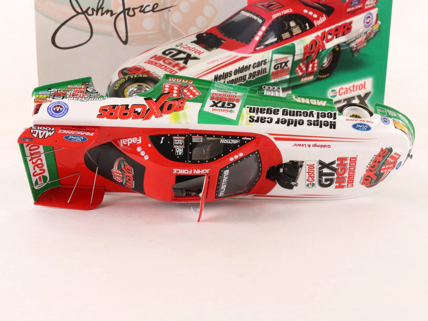 2003 Mustang Funny Car John Force Castrol GTX Action 1:24 1 Of 9518 104602