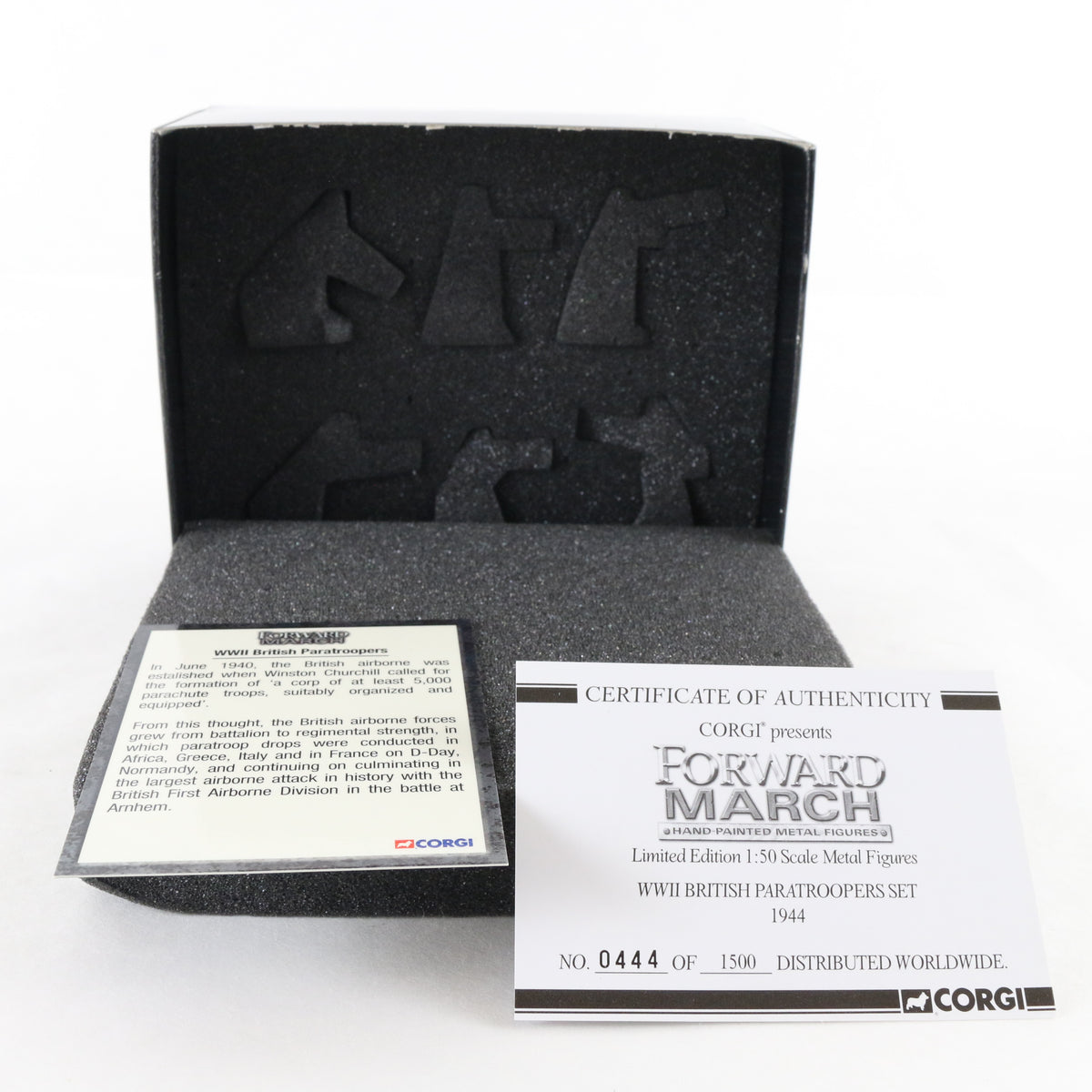 WW2 British Paratroopers Set Forward March Corgi 1:50 US59010 444/1500 Metal