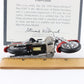1958 Harley Davidson Duo-Glide Red White Franklin Mint 1:24 Model Motorcycle