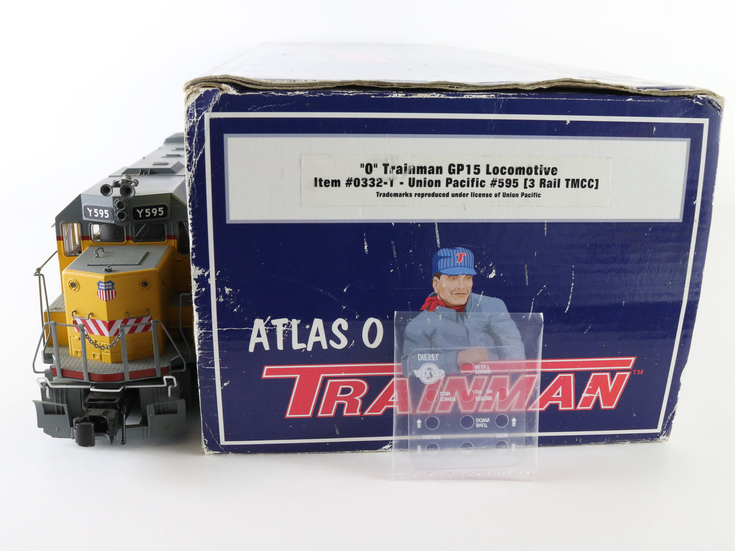 Atlas Trainman O Union Pacific GP15 Diesel Locomotive UPY #595 0332-1