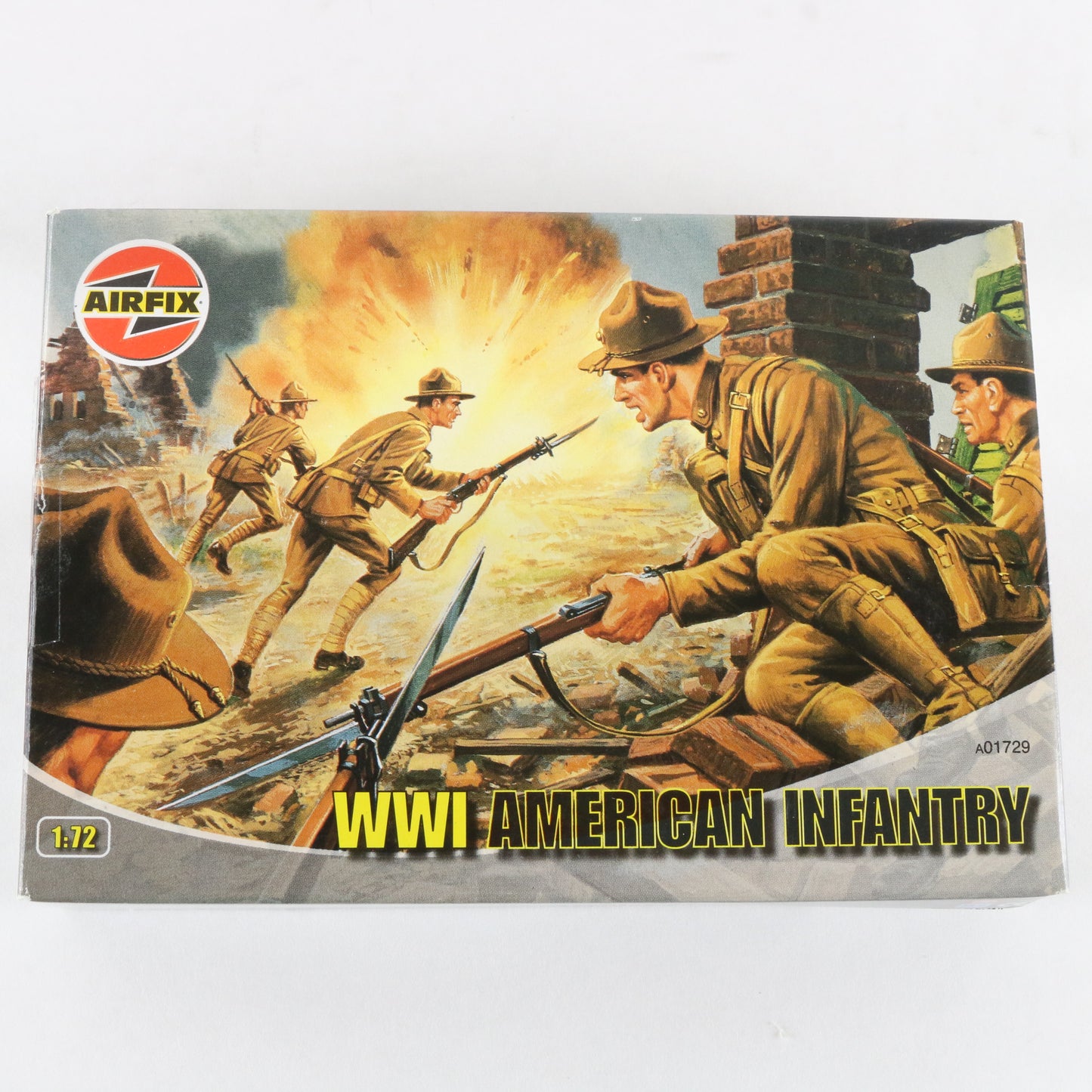 American Infantry WWI WW1 Airfix 1:72 A01729 Plastic Model Soldier Figures