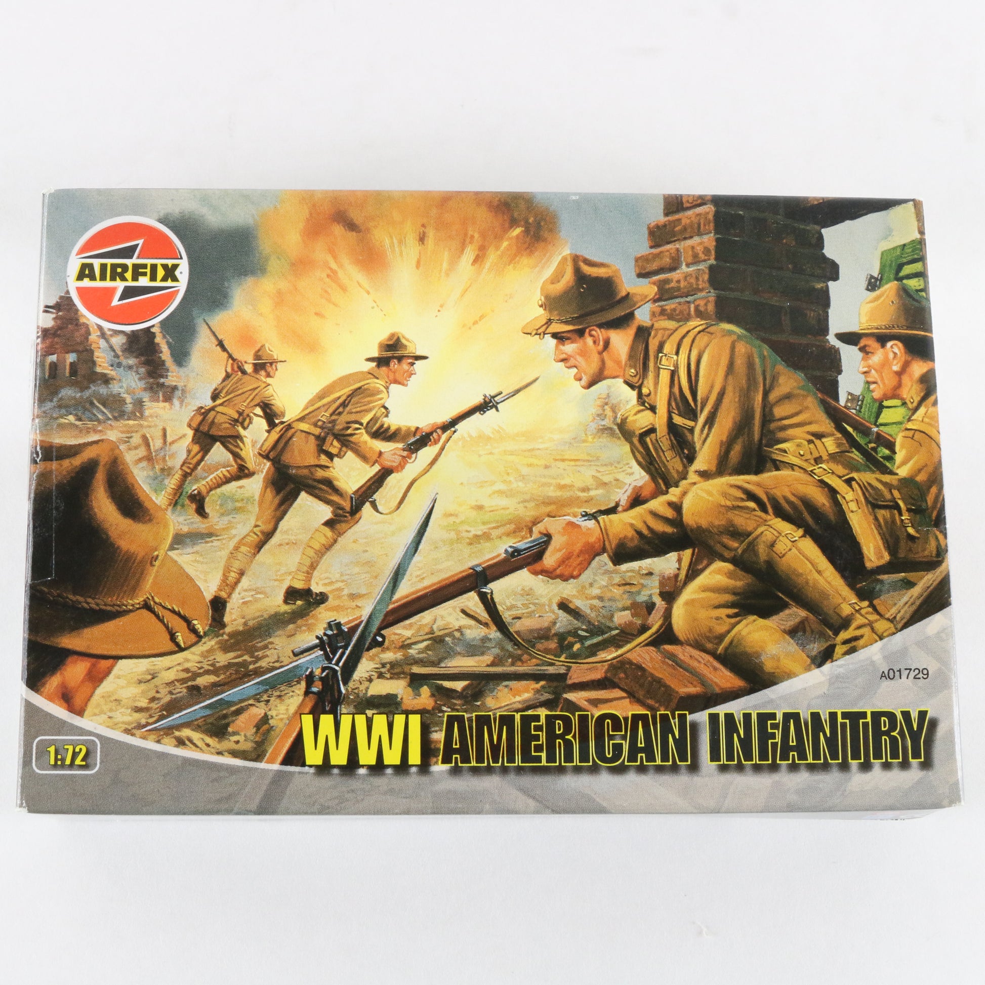 American Infantry WWI WW1 Airfix 1:72 A01729 Plastic Model Soldier Figures
