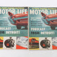 Lot Of 7 Motor Life Vintage Car Magazines Aug Sep Oct Nov Dec 1958 35c