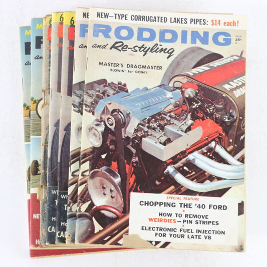 Lot Of 7 Rodding & Re-styling May June July 1959 Vintage Car Magazines