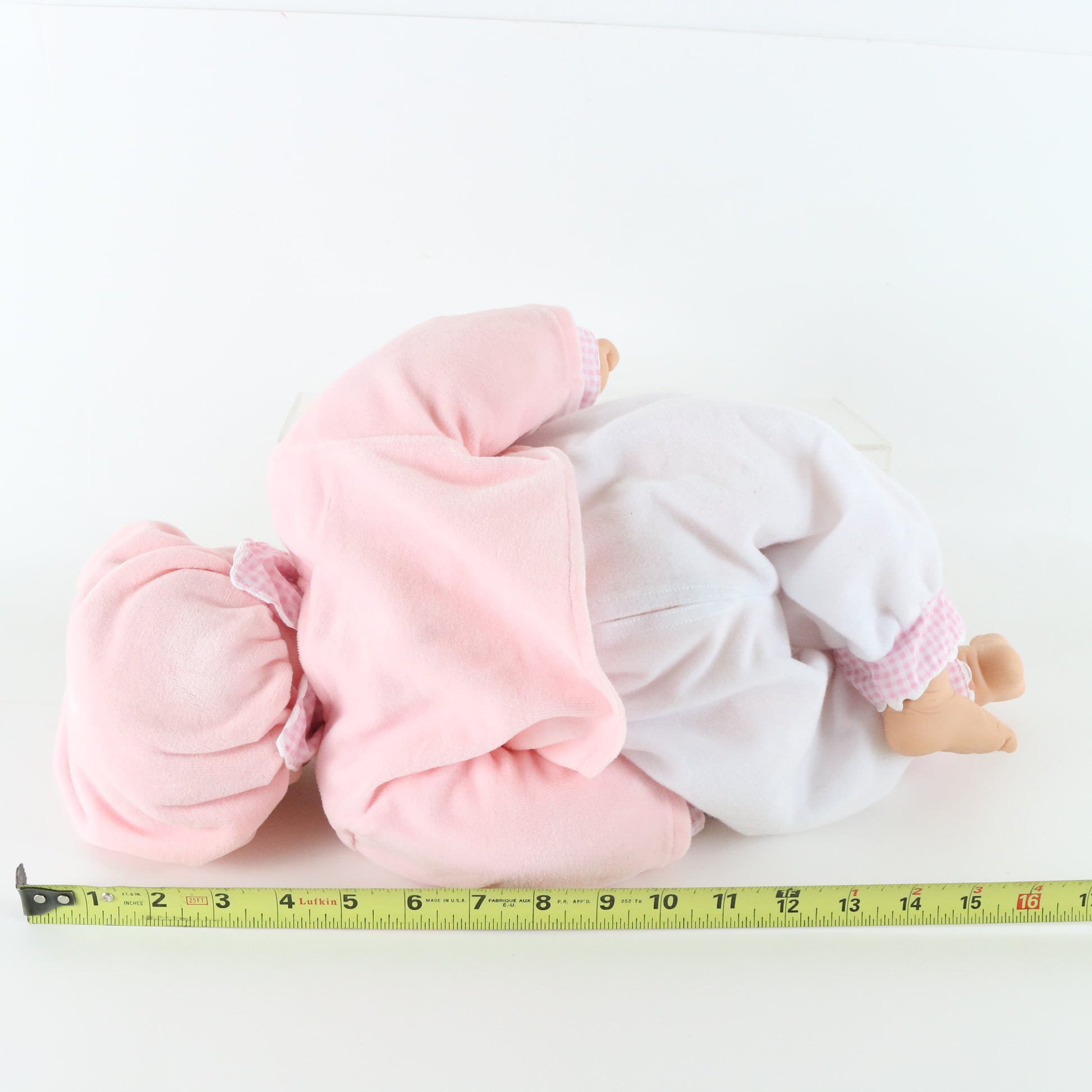 Cititoy True To Life Girl Large 18" Vinyl Doll W/ Pink Clothes & Hat