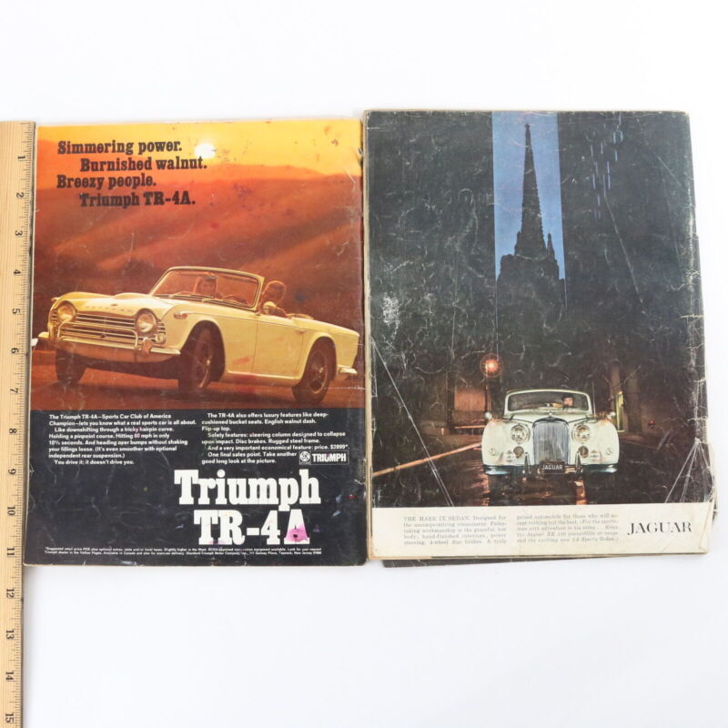 Lot Of 2 Road & Track May 1960 July 1967 Vintage Car Magazines