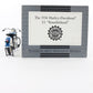 1936 Harley Davidson El Knucklehead Blue White Franklin Mint 1:24 Motorcycle