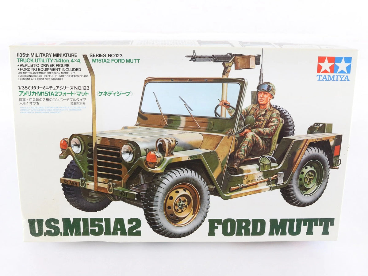 US M151A2 Ford Mutt Utility Truck Tamiya 1:35 35123 1200 Military Kit