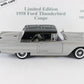 Danbury Mint 1:24 1958 Ford Thunderbird Coupe Platinum Raven Black Diecast 1656
