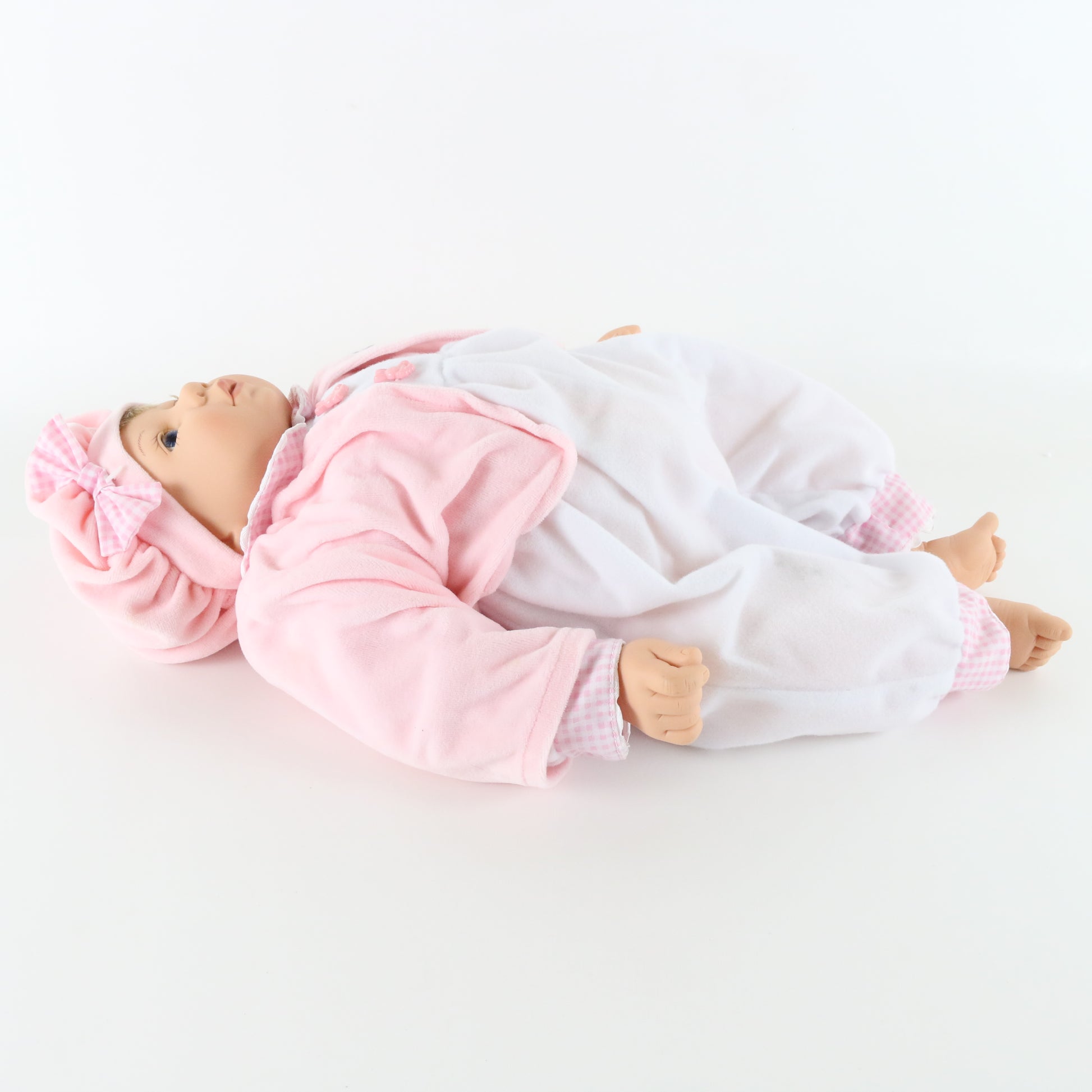 Cititoy True To Life Girl Large 18" Vinyl Doll W/ Pink Clothes & Hat
