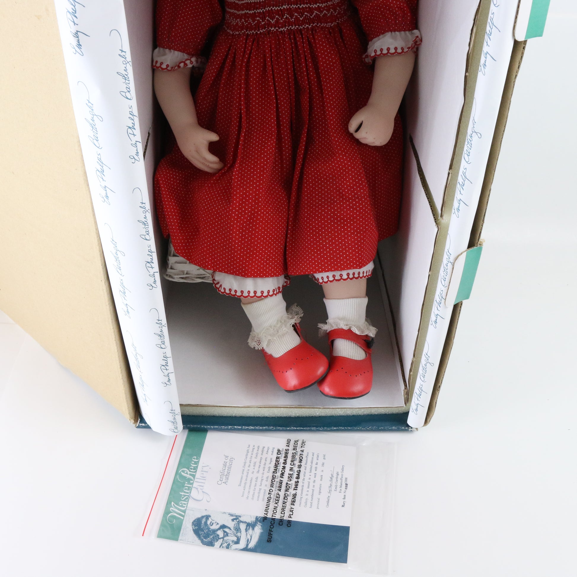 Mary Ann Emily Garthright Masterpiece Large 21" Porcelain Doll 108/2000