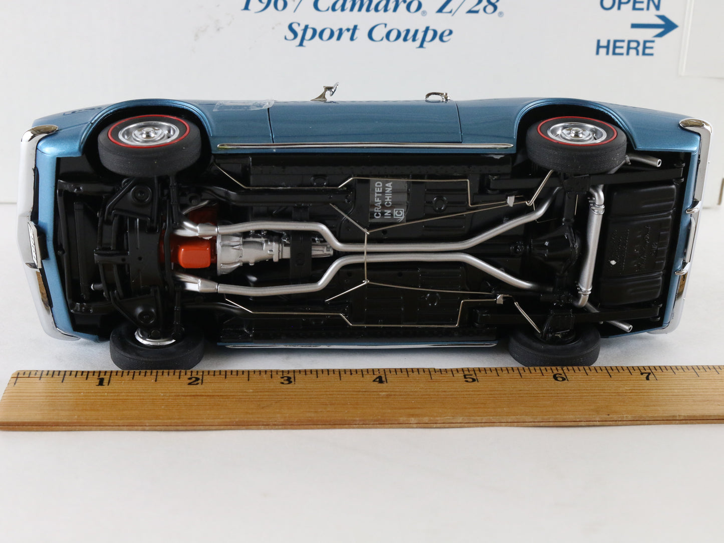 1967 Chevy Camaro Z/28 Sport Coupe Blue Black Danbury Mint 1:24 Diecast Model