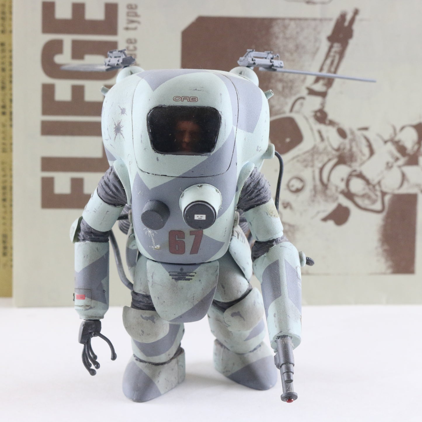 Fliege Panzer Kampf Anzug Space Type SF3D Nitto 1/20 Built Ptd Maschinen Krieger