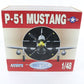 P-51 Mustang North American Fighter Plane USAAF WW2 Aces Armour 1/48 98006 Model