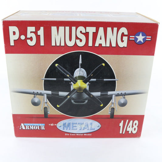 P-51 Mustang North American Fighter Plane USAAF WW2 Aces Armour 1/48 98006 Model