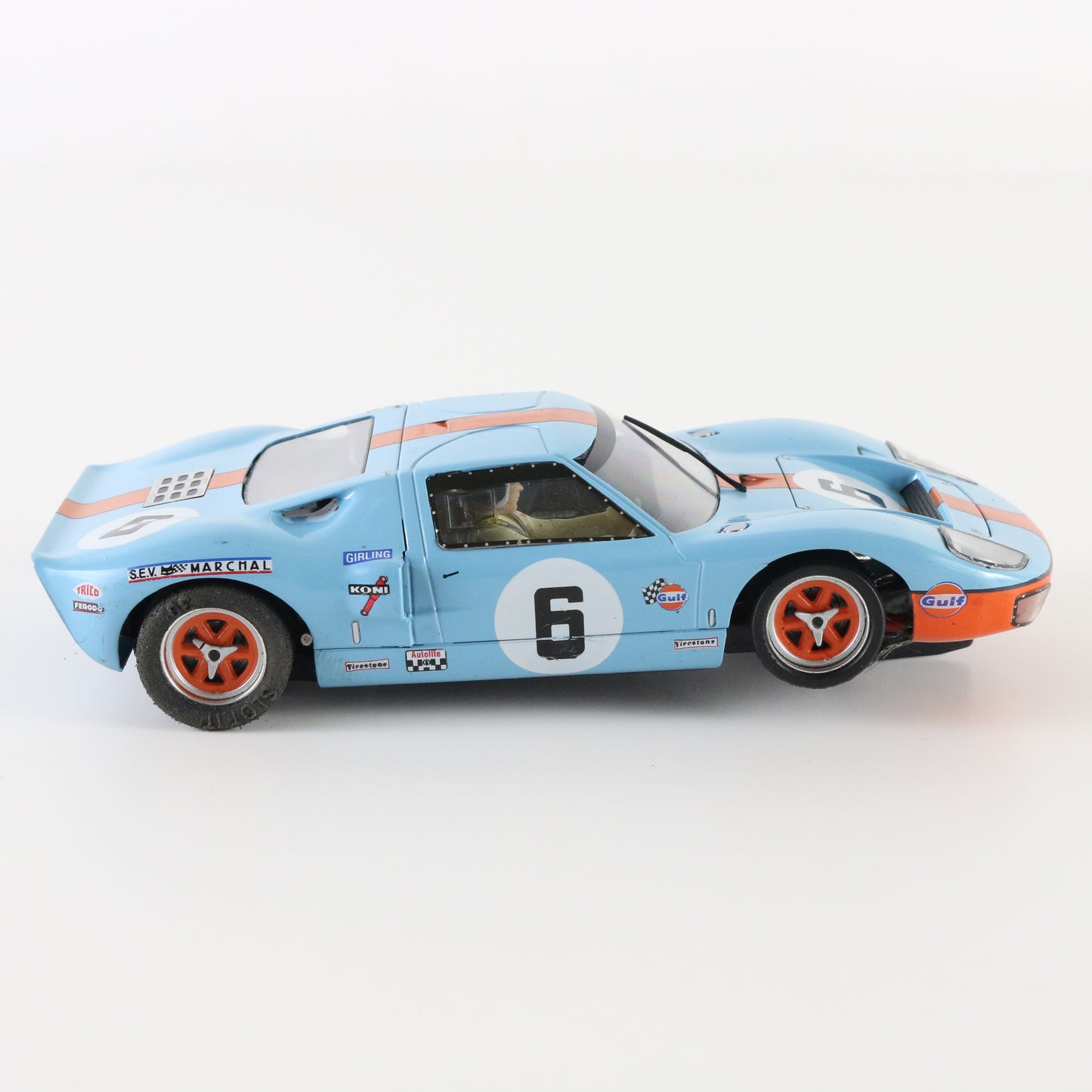 Slot.it 1969 Ford GT40 #6 blue and orange Le Mans 1:32 slot car