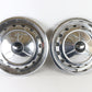 Lot Of 3 Vintage 1957 Chevrolet Bel Air Metal Wheel Hubcaps 14.5" ORIGINAL