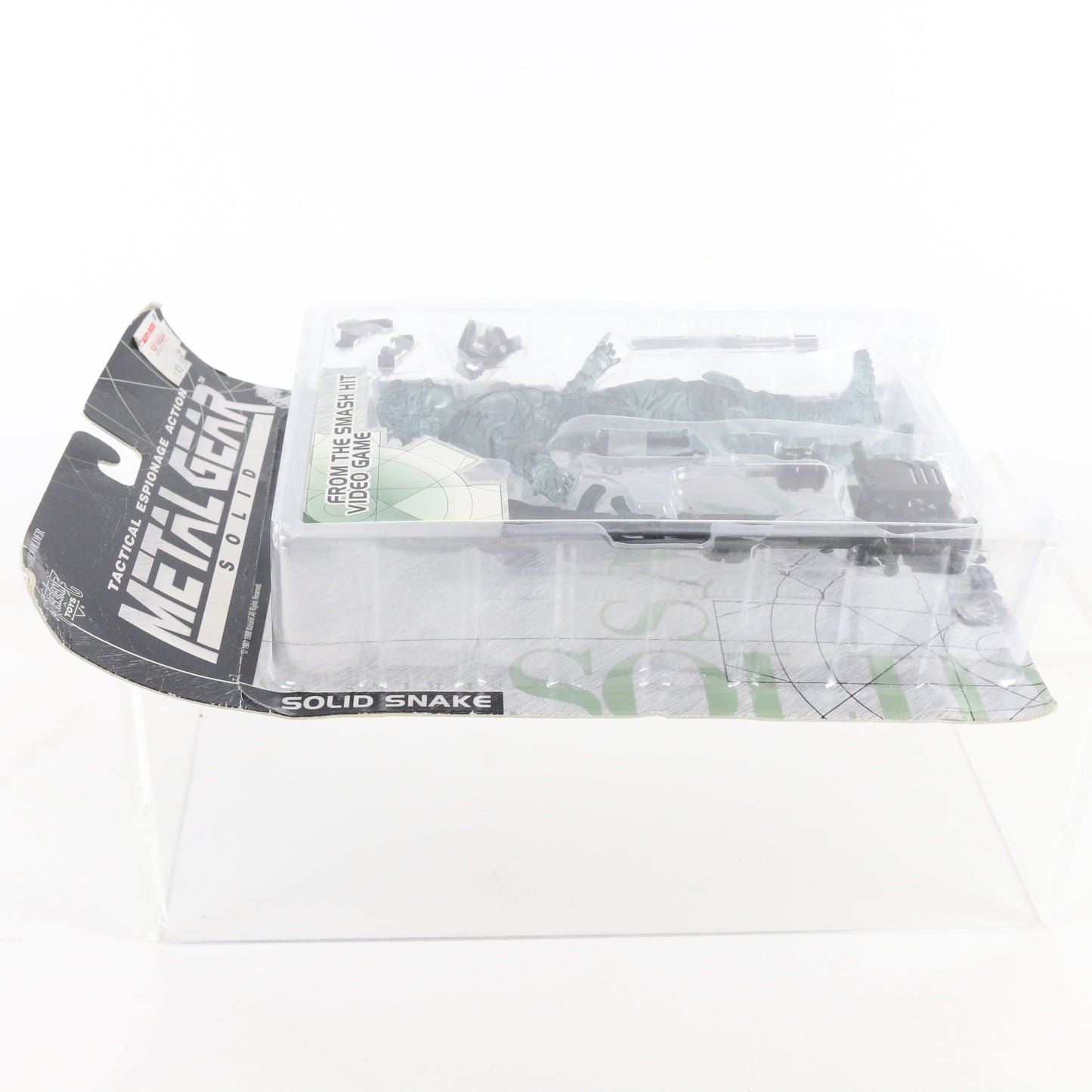 Metal Gear Mcfarlane Toys Solid Snake Clear Green Action Figure