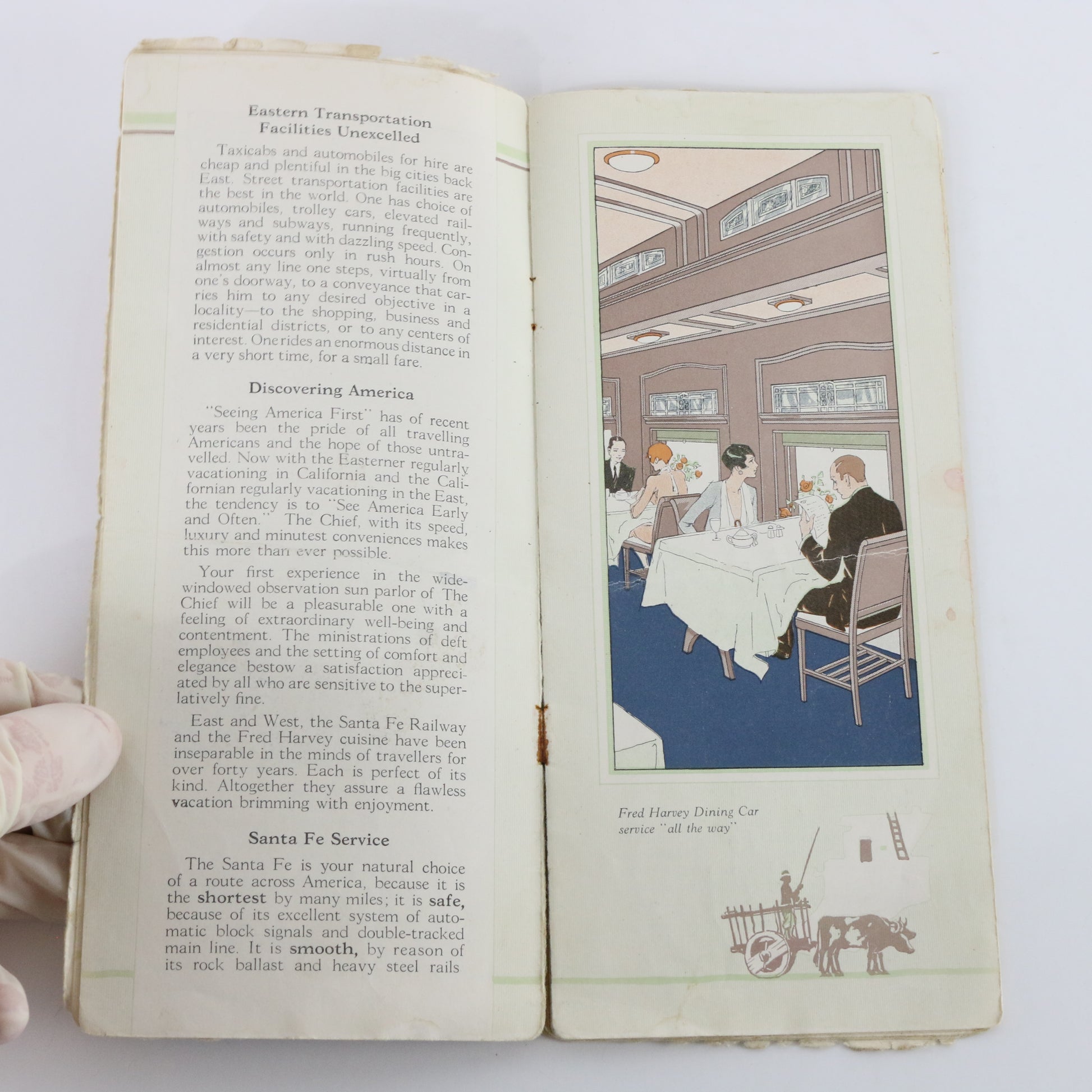 Original 1926-27 The Chief Santa Fe Railroad Advertising Pamphlet Irving Baldwin