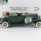1932 Cadillac V-16 Sport Phaeton Convertible Green Tan Danbury Mint 1:24 Diecast