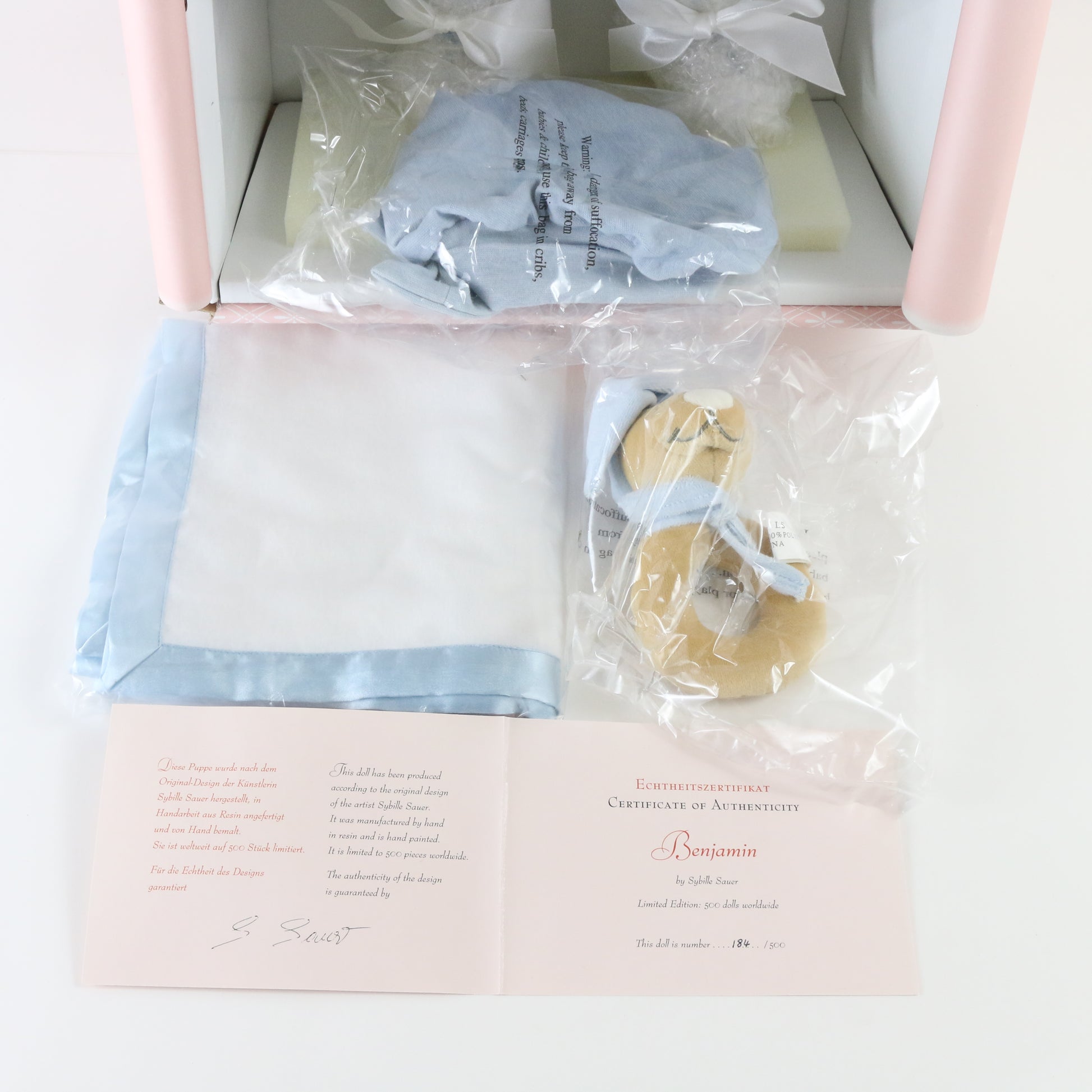 Benjamin Sybille Sauer Heart & Soul Collection Large 23.5" Resin Doll 184/500