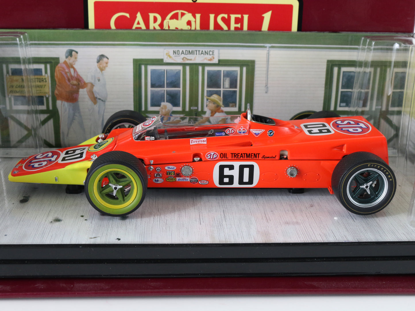 "Lotus 56 1968 Indy 500 turbine race car model Carousel 1 1:18 scale"