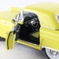 1955 Ford Thunderbird Convertible Yellow Danbury Mint 1:24 Model Car